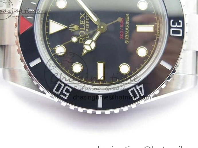 MiroTime 0111 SmoothTexture Submariner customized by Tempus Machina GMF Best Edition on SS Bracelet SA 2701